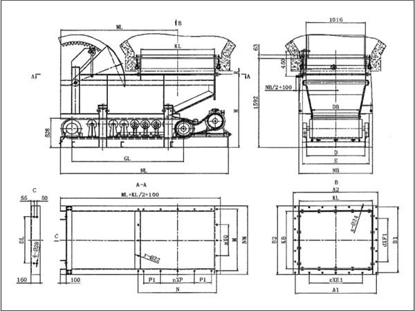 扇形閥門帶式（甲帶）給料機的承載能力較強、噪音低、整機使用壽命長