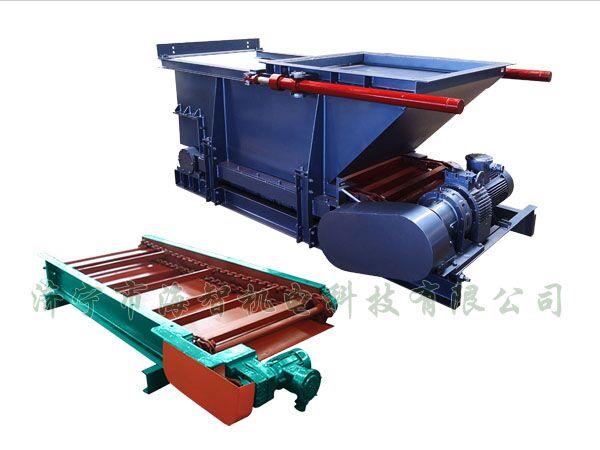 鏈板式給料機(jī)包括電控系統(tǒng)，電控系統(tǒng)包括就地控制系統(tǒng)和/或遠(yuǎn)程控制系統(tǒng)